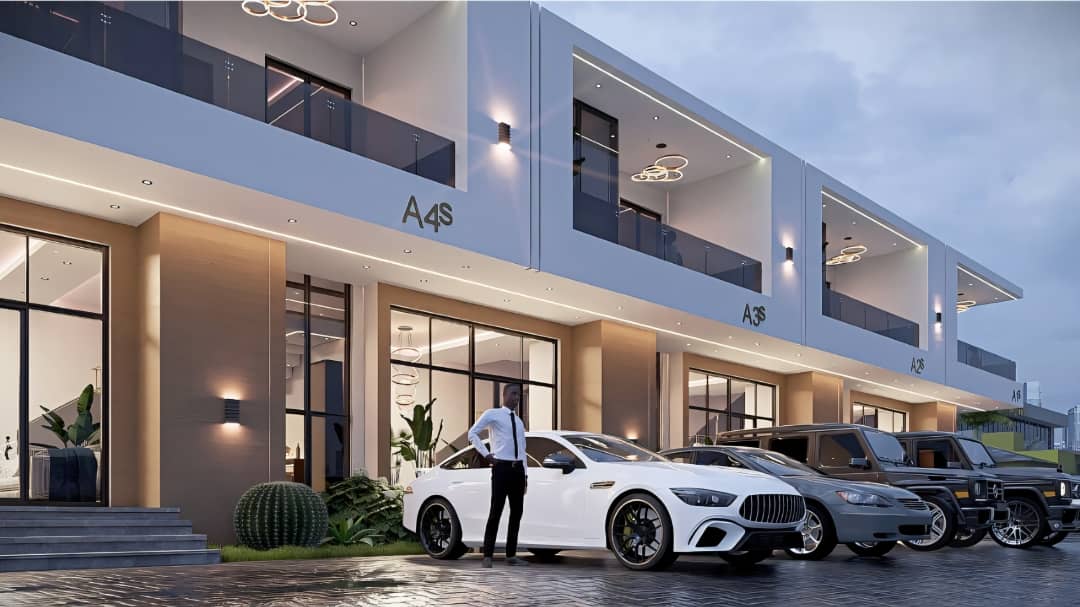 The Embassy duplex rendering, dusk