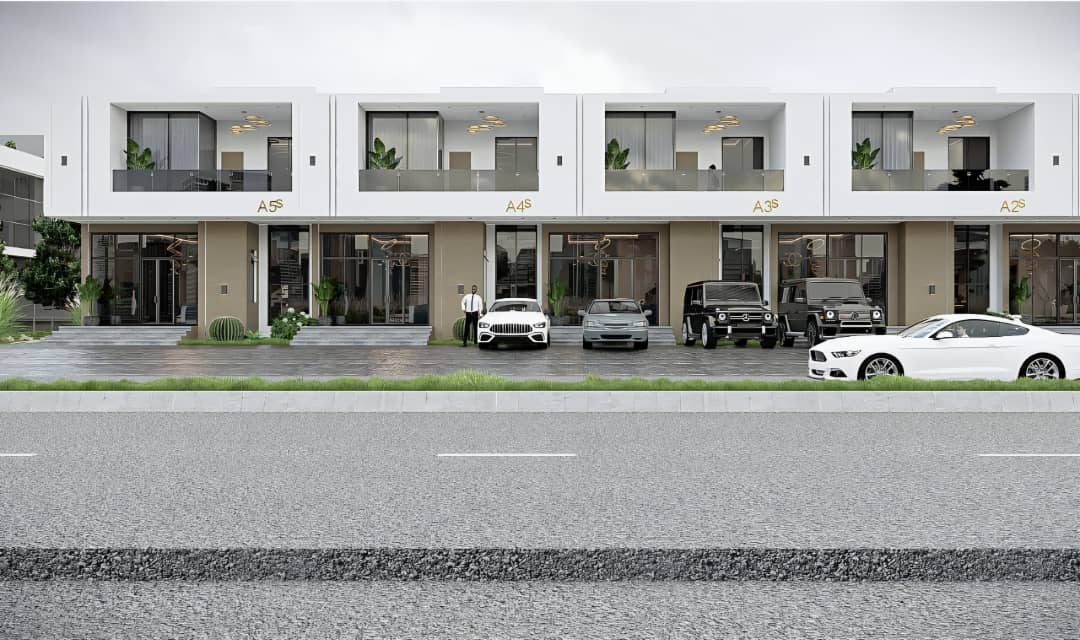The Embassy duplex rendering, street view